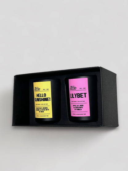 2 x 9cl votive gift set